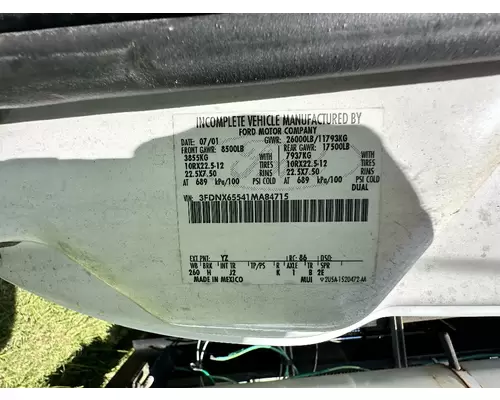 FORD F650 Complete Vehicle