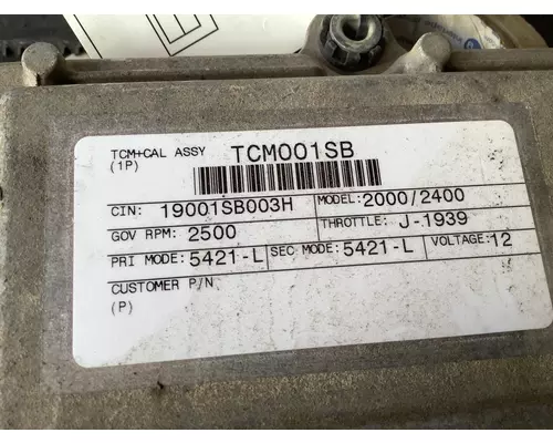 FORD F650 ECM (Transmission)