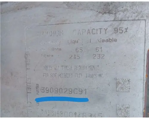 FORD F750SD (SUPER DUTY) FUEL TANK