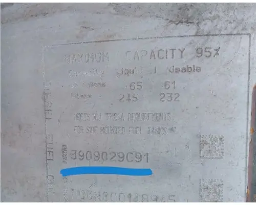 FORD F750SD (SUPER DUTY) FUEL TANK