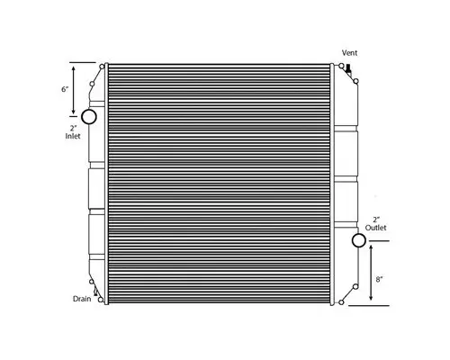 FORD F750SD (SUPER DUTY) RADIATOR ASSEMBLY