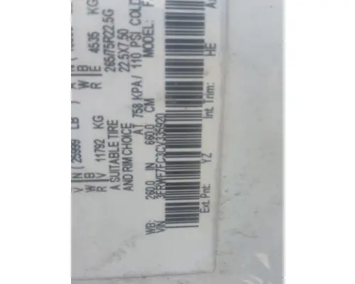 FORD F750SD (SUPER DUTY) WHOLE TRUCK FOR RESALE