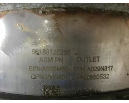 FORD F750 DPF (Diesel Particulate Filter)