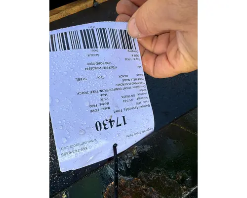 FORD F800 Bumper Assembly, Front