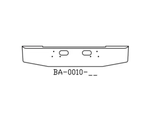 FORD L800 BUMPER ASSEMBLY, FRONT