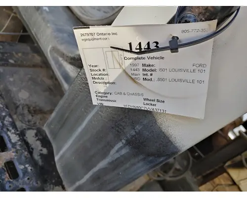 FORD L8501 LOUISVILLE 101 Complete Vehicle