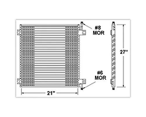 FORD L9000 AIR CONDITIONER CONDENSER