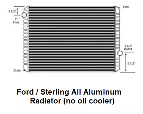 FORD L9500 Radiator