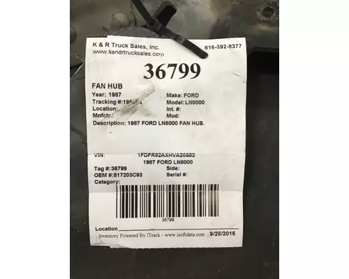 FORD LN8000 Fan Blade