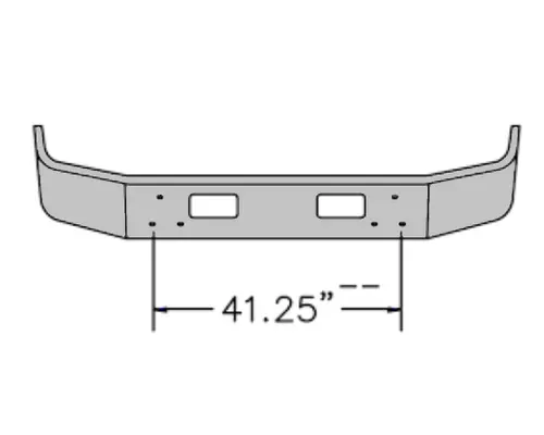 FORD LT9513 BUMPER ASSEMBLY, FRONT