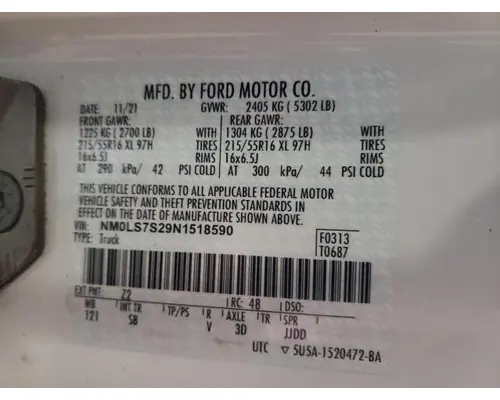 FORD TRANSIT CONNECT Used Trucks