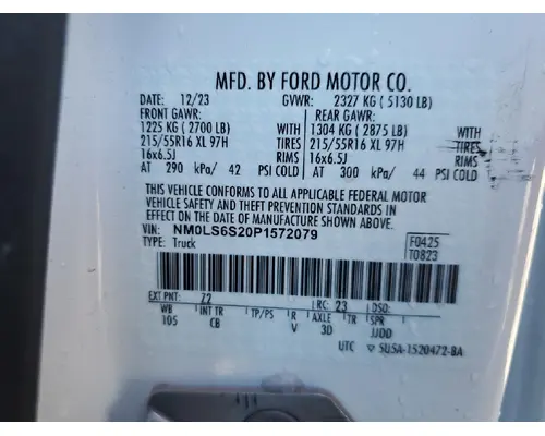 FORD TRANSIT CONNECT Used Trucks