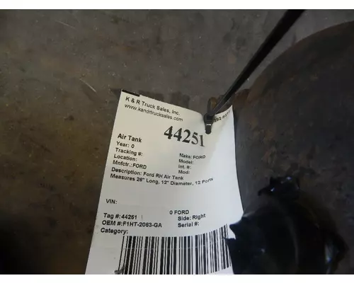 FORD  Air Tanks and Brackets