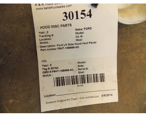 FORD  Body Parts, Misc.