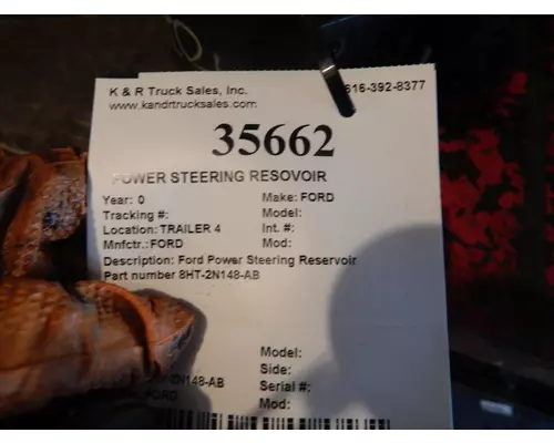 FORD  Power Steering Reservoir