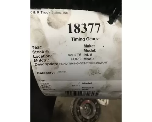 FORD  Timing Gears