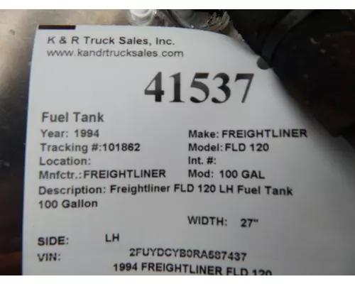 FREIGHTLINER 100 GAL Fuel Tank