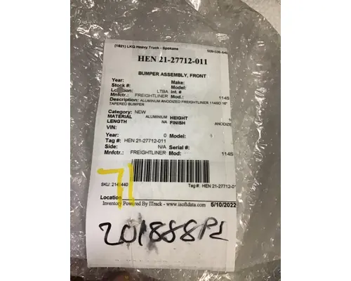 FREIGHTLINER 114SD 2011-2026 BUMPER ASSEMBLY, FRONT