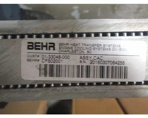 FREIGHTLINER 114SD Charge Air Cooler (ATAAC)