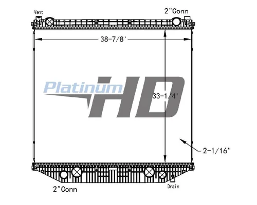 FREIGHTLINER 114SD RADIATOR ASSEMBLY