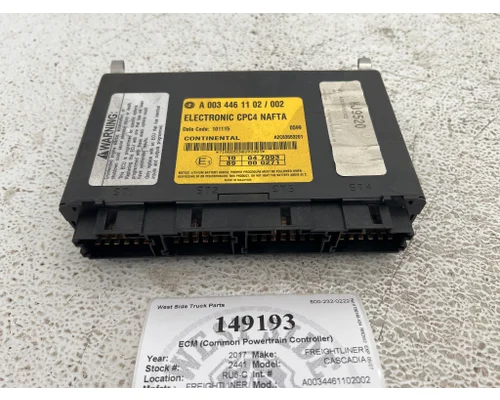FREIGHTLINER A0034461102002 ECM (Common Powertrain Controller)