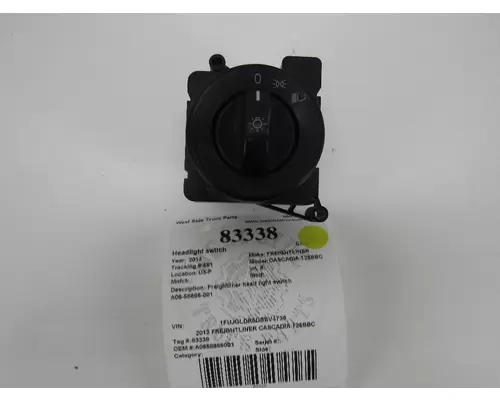 FREIGHTLINER A06-58685-001 Headlight switch