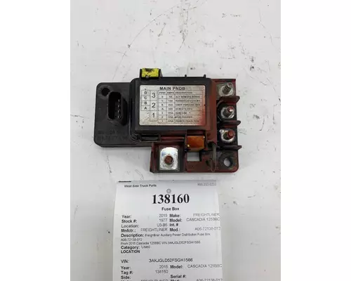 FREIGHTLINER A06-72138-012 Fuse Box