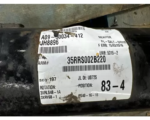 FREIGHTLINER A09-50034-412 Drive Shaft, Front