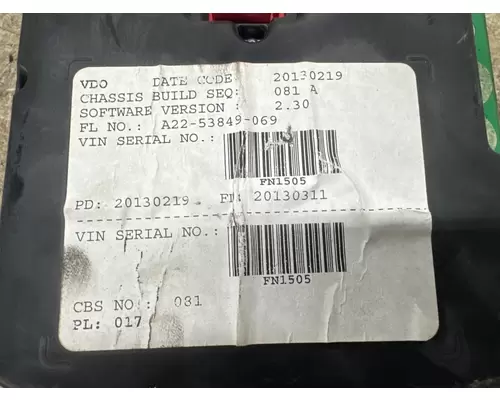 FREIGHTLINER A22-53849-069 Instrument Cluster