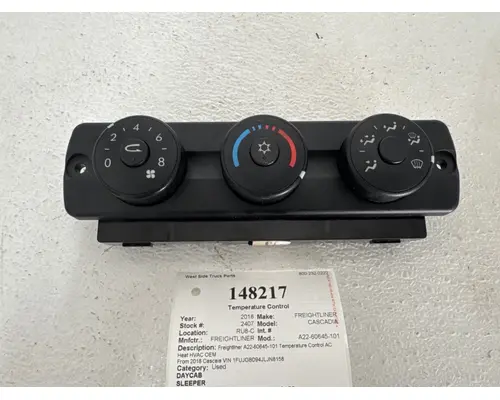 FREIGHTLINER A22-60645-101 Temperature Control