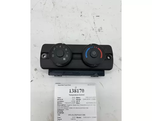 FREIGHTLINER A22-60669-002 Temperature Control