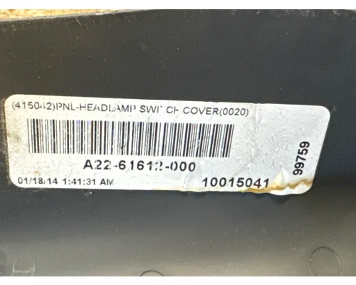 FREIGHTLINER A22-61612-000 Interior Trim Panel