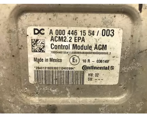 FREIGHTLINER AFTERTREATMENT CONTROL MODULE Electronic Chassis Control Modules