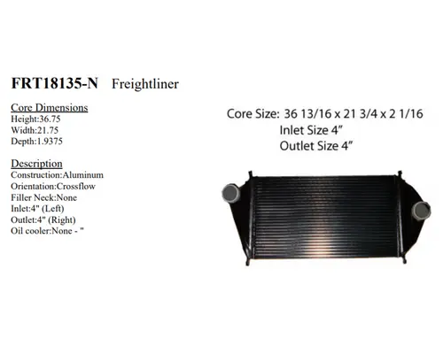 FREIGHTLINER Business Class M2 106 Charge Air Cooler (ATAAC)