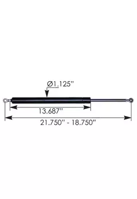 FREIGHTLINER Business Class M2 106 Hood Strut