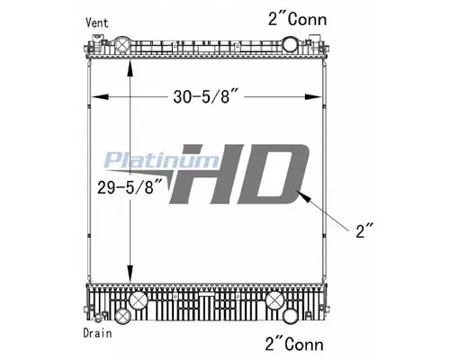 FREIGHTLINER Business Class M2 106 Radiator