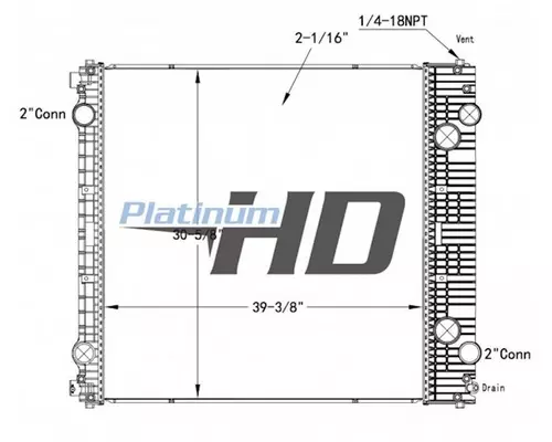 FREIGHTLINER Business Class M2 106 Radiator