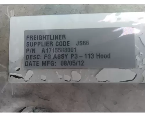 FREIGHTLINER CASCADIA 113 2008-2020 HOOD