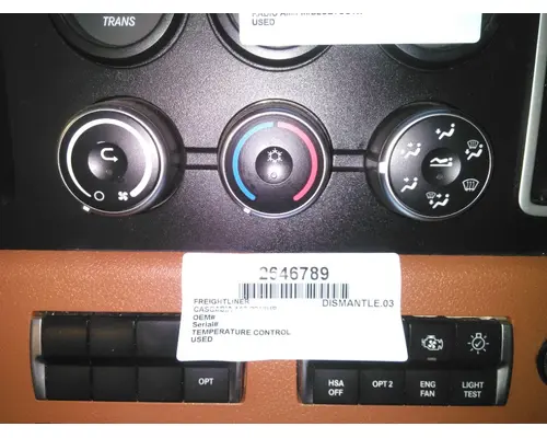 FREIGHTLINER CASCADIA 113 2018UP TEMPERATURE CONTROL