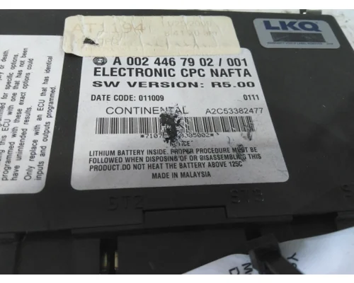 FREIGHTLINER CASCADIA 113 CAB CONTROL UNIT MODULE