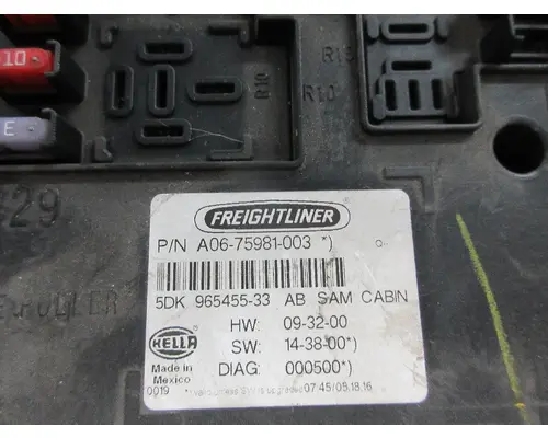 FREIGHTLINER CASCADIA 113 Electronic Chassis Control Modules