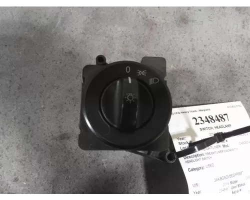 FREIGHTLINER CASCADIA 113 HEADLAMP SWITCH