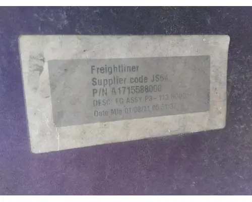 FREIGHTLINER CASCADIA 113 HOOD