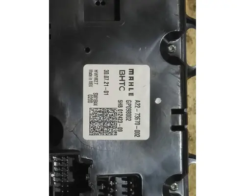 FREIGHTLINER CASCADIA 116 TEMPERATURE CONTROL