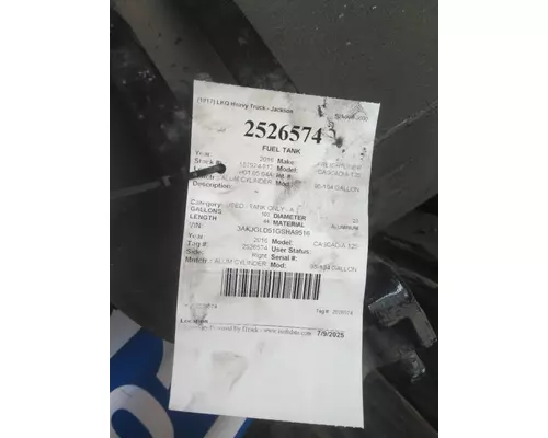 FREIGHTLINER CASCADIA 125 2008-2020 FUEL TANK