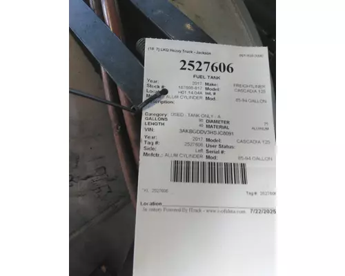 FREIGHTLINER CASCADIA 125 2008-2020 FUEL TANK