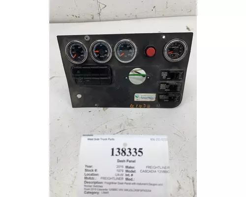 FREIGHTLINER CASCADIA 125BBC Dash Panel