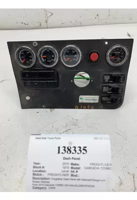 FREIGHTLINER CASCADIA 125BBC Dash Panel