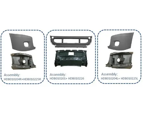 FREIGHTLINER CASCADIA 125 BUMPER ASSEMBLY, FRONT