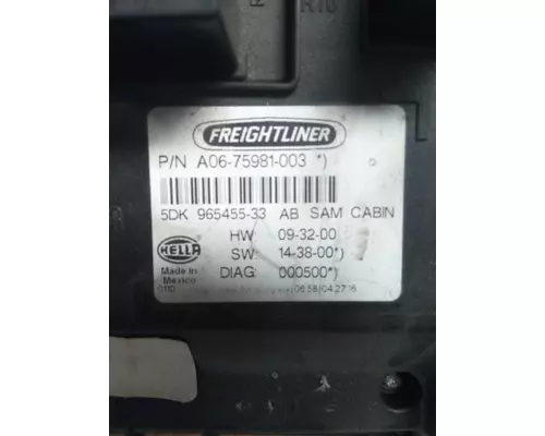 FREIGHTLINER CASCADIA 125 CAB CONTROL UNIT MODULE
